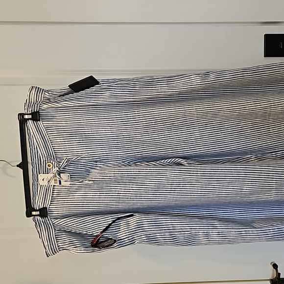 Tommy Bahama Crystaline Waters Culotte, size XL, color-Monaco Blue - Picture 3 of 10